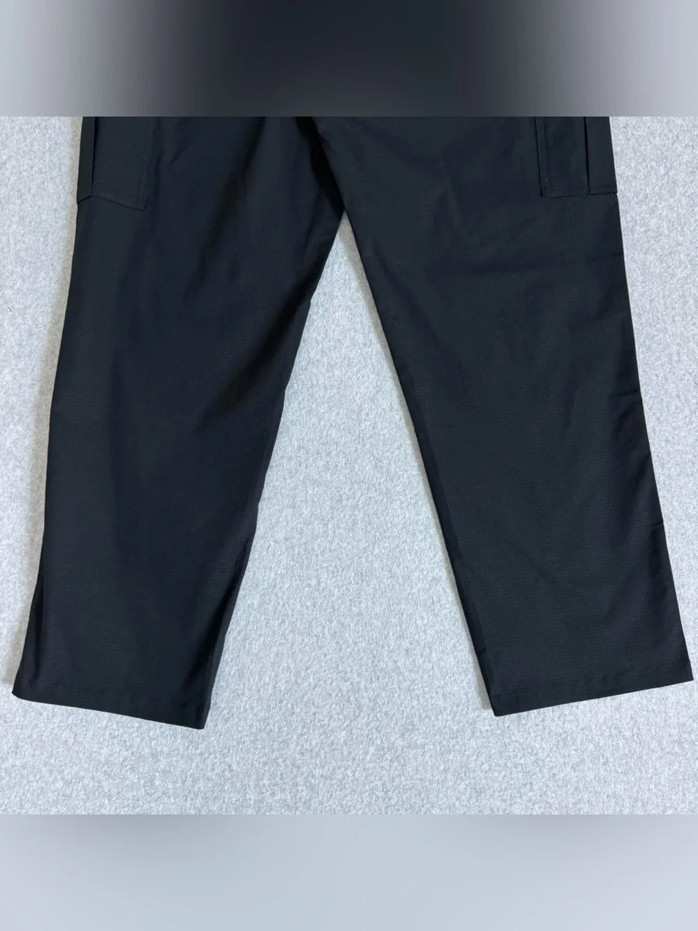 Nike Mens Cargo Pants Size 34x32 Black Straight Leg Ripstop Skater Casual NWT
